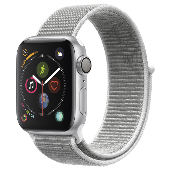  Смарт-часы Apple Watch S4 Sport 44mm SilverAl/Seashell Sport Loop